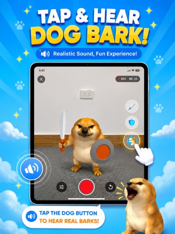 AR Meme: Dogy Filter iPad screenshot