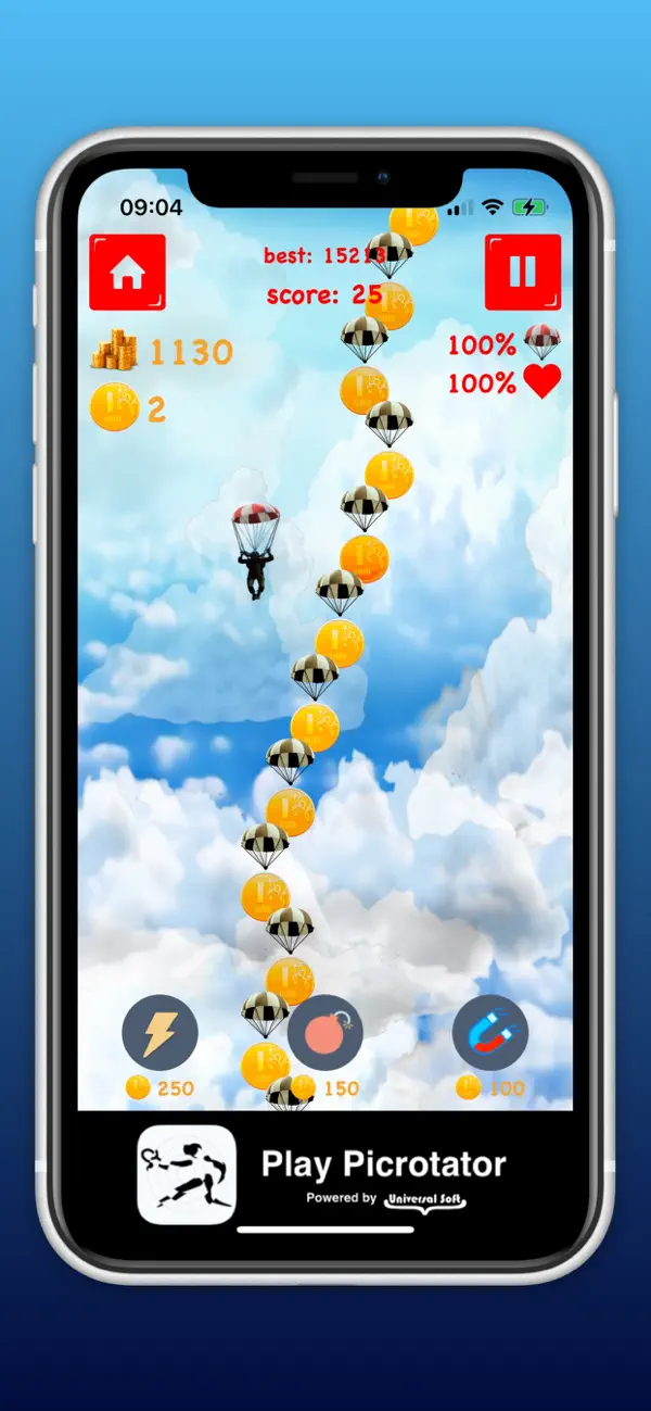Screenshot #1 pour Falling Paratrooper