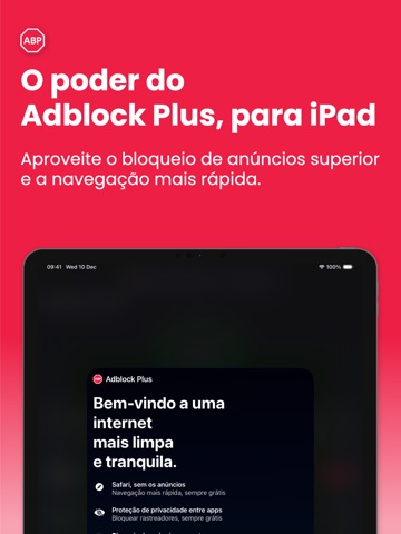 Adblock Plus for Safari (ABP) iPad screenshot 1