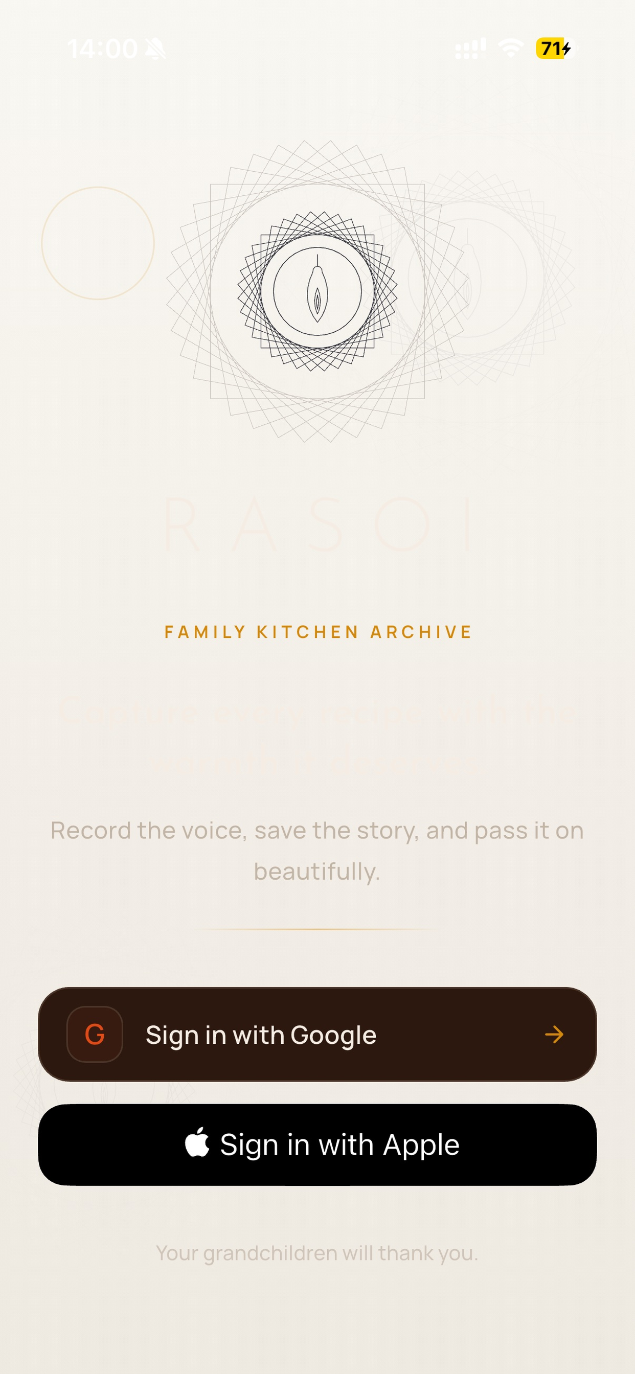 Rasoi - Family Recipes