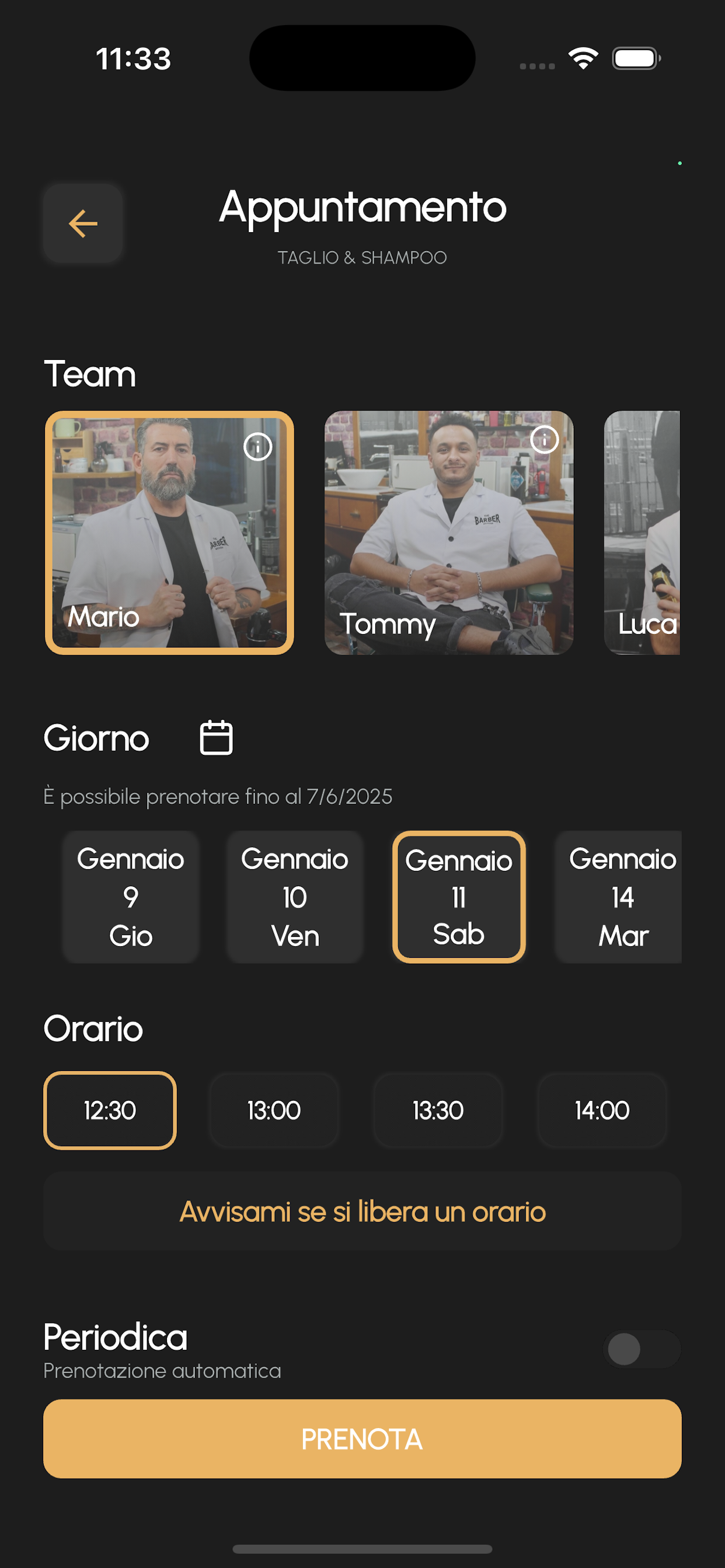 The Barber Modena