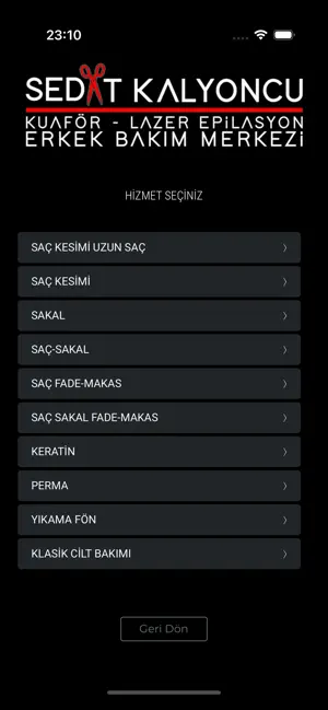 Sedat Kalyoncu Randevu App screenshot 3