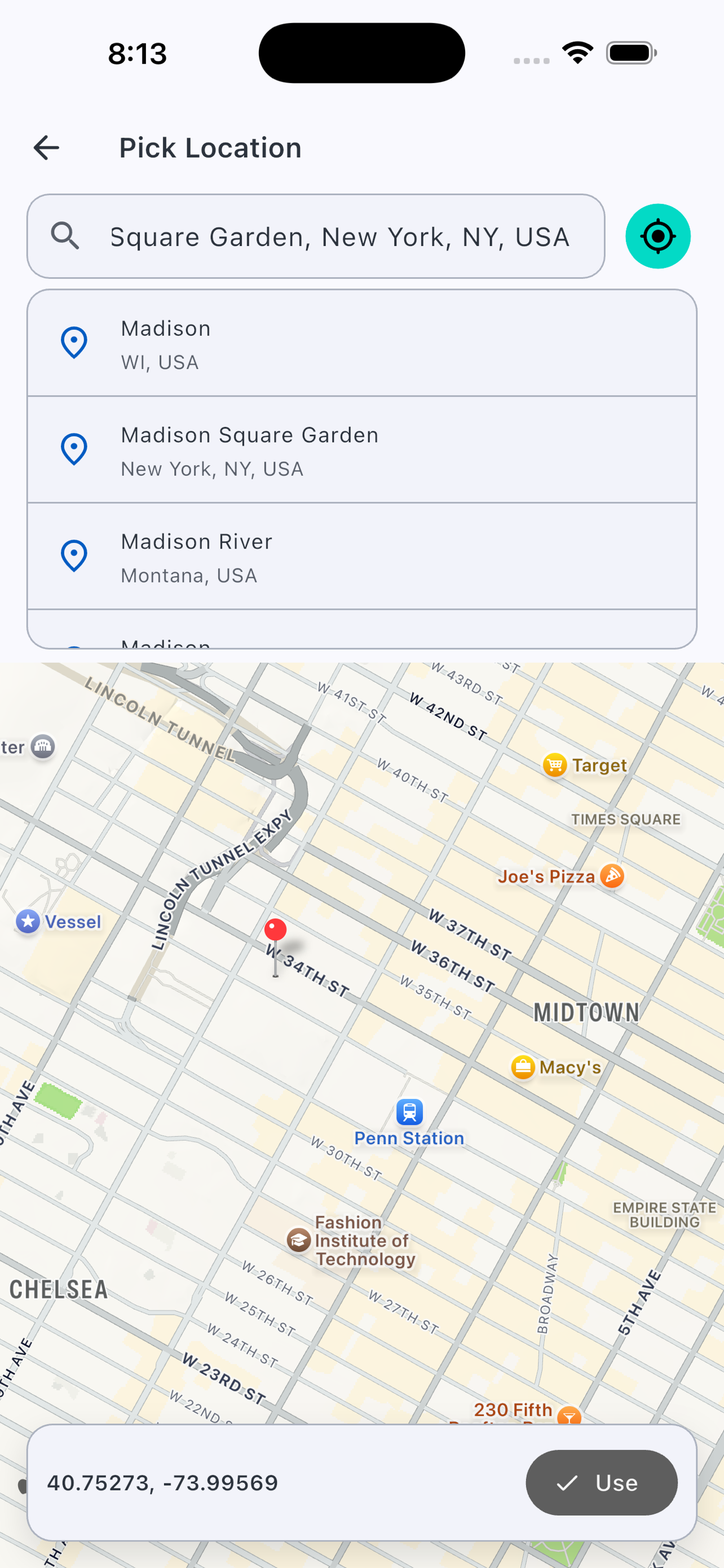 On the Spot - Locations