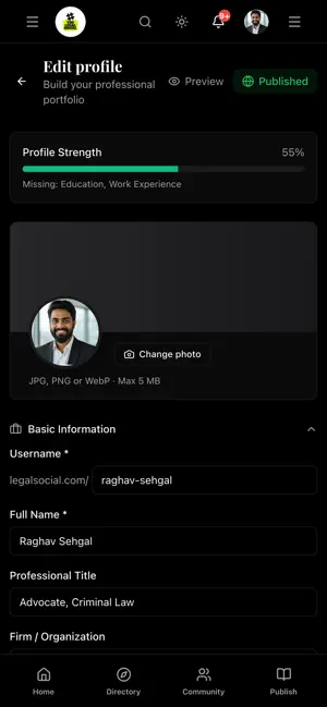The Legal Social screenshot 2