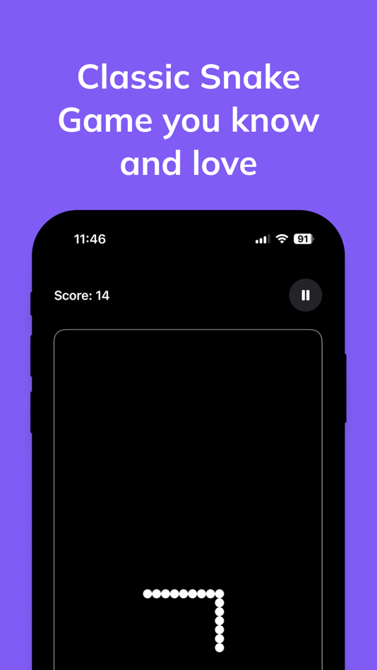 #2. Classic Snake: Modern Edition (iOS) 由: BLVCK LLC