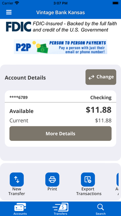 Vintage Bank KS Screenshot