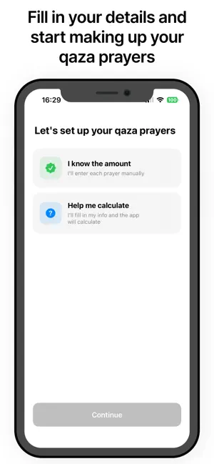 Qaza Tracker: Salah, Namaz screenshot 1