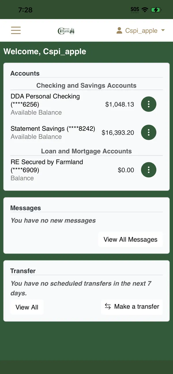 Screenshot #2 pour Concordia Bank