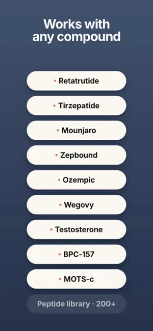 Regimen: Peptide Tracker screenshot 3