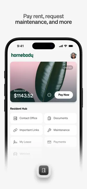 Homebody: Better Renting iPhone screenshot 1