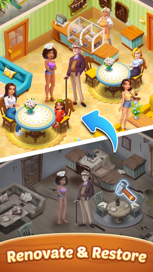 #4. Seaside Escape®: Merge & Story (iOS) 由: Microfun Limited