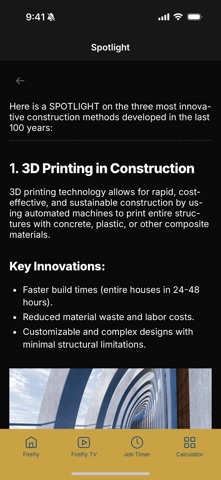 The Firefly App iPhone screenshot