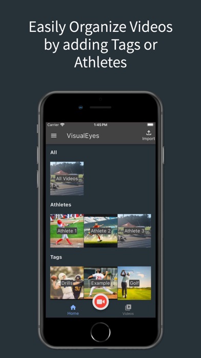 VisualEyes: Video Coaching App Screenshot