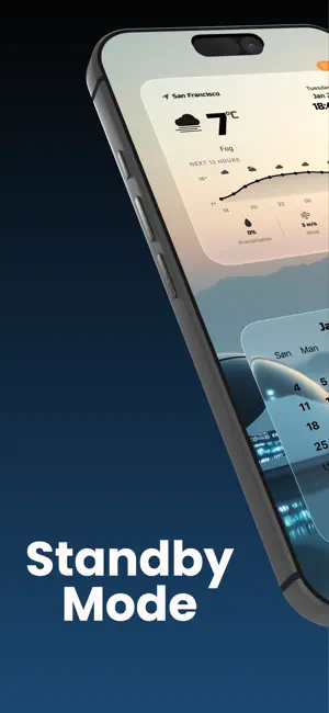Digital Clock Widget · StandBy screenshot 2
