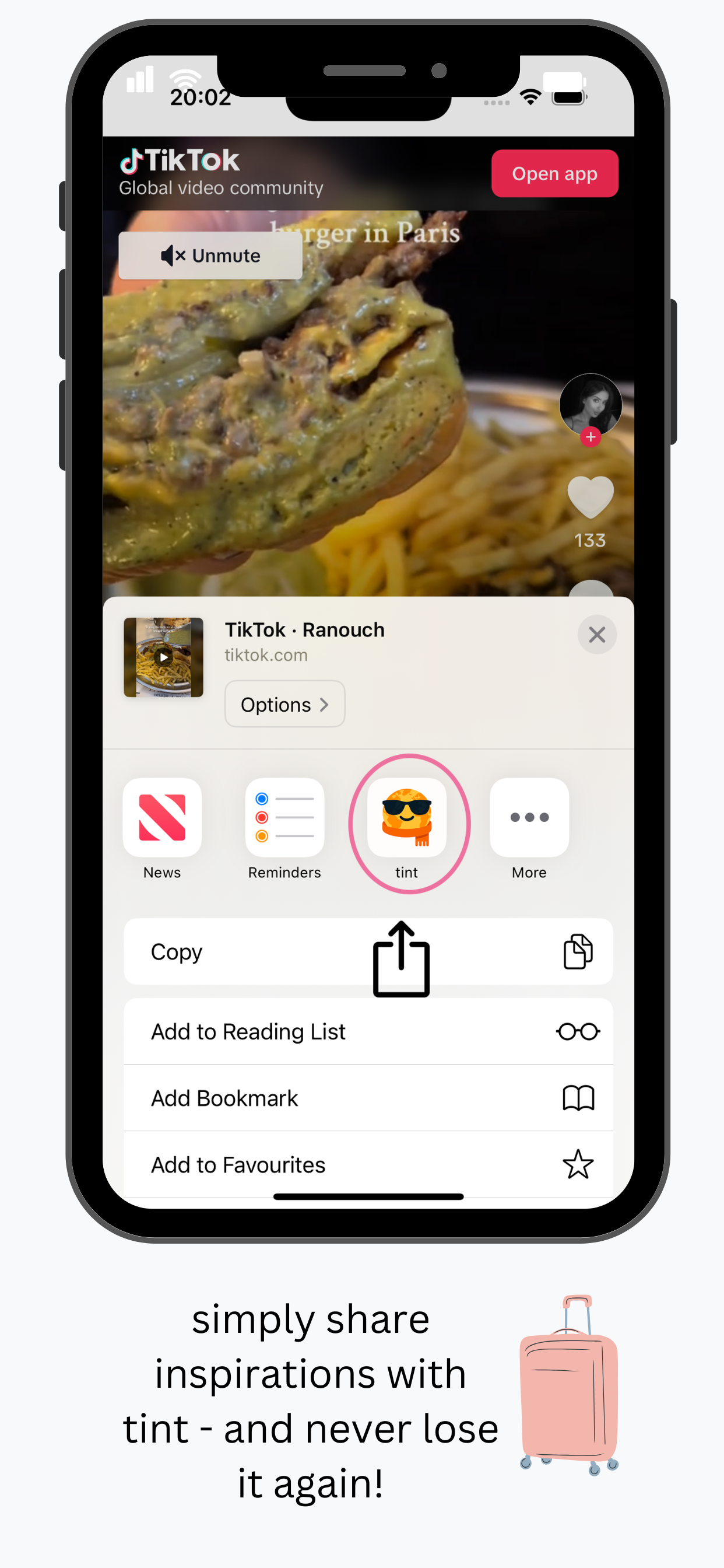 Tint: Map your Reels