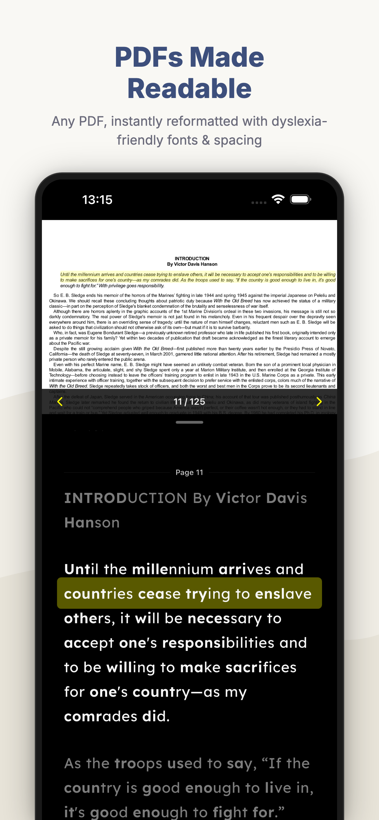 ClearRead - Dyslexia Reader