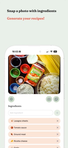 SnapToCook Smart Meal & Recipe Screenshot 7 of 8