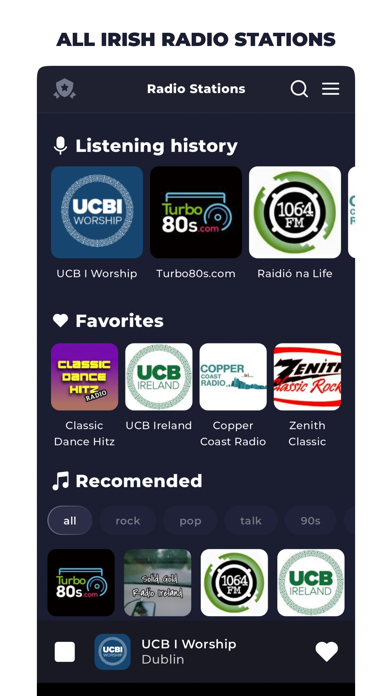 Radio Ireland FM Online Screenshot