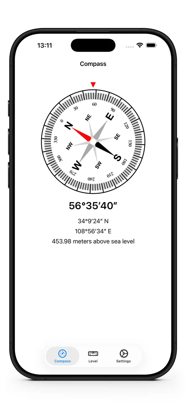 Screenshot #1 pour Compass & Level - Find North