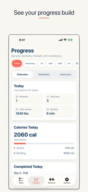 FirstSet Gym Log screenshot 2