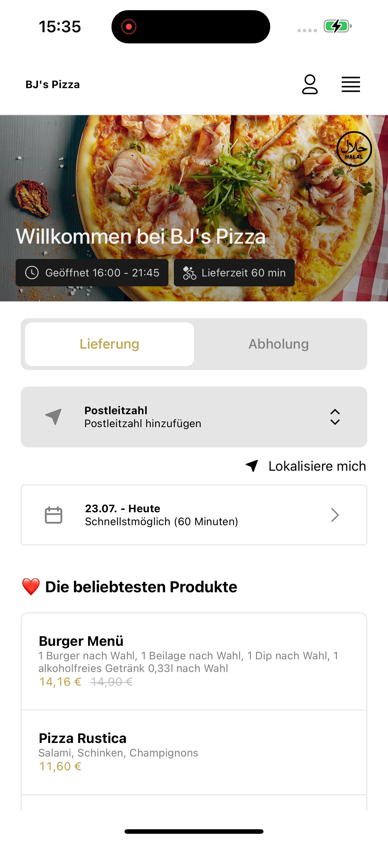 BJ's Pizza screenshot 5