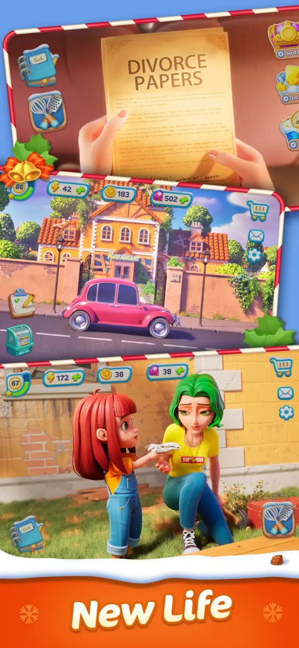 Gossip Harbor®: Merge & Story Hack screenshot 5 - game app interface