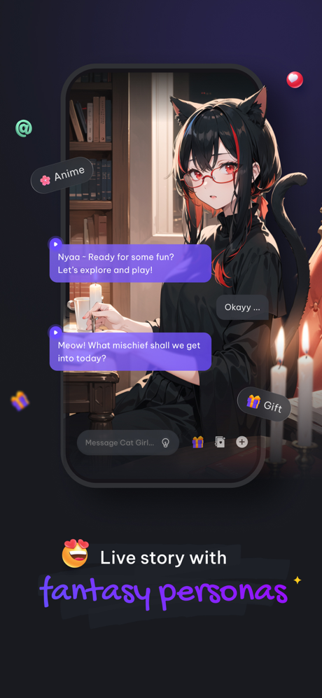 Chat Anime AI - Roleplay Chat screenshot 1