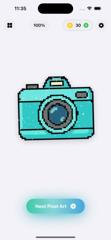 Color By Number Art: Pixel Cat screenshot