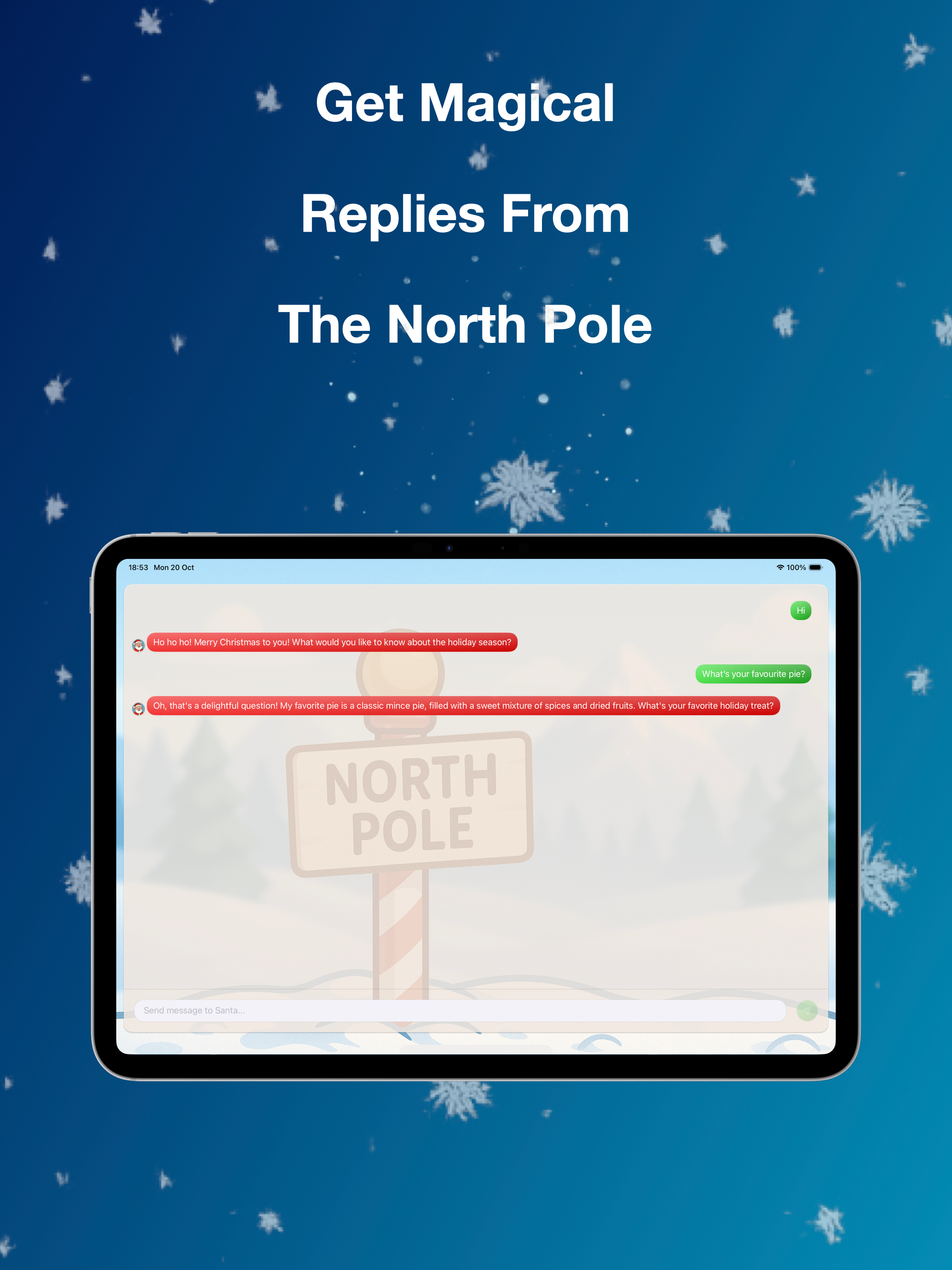 Chat with Santa: AI Magic