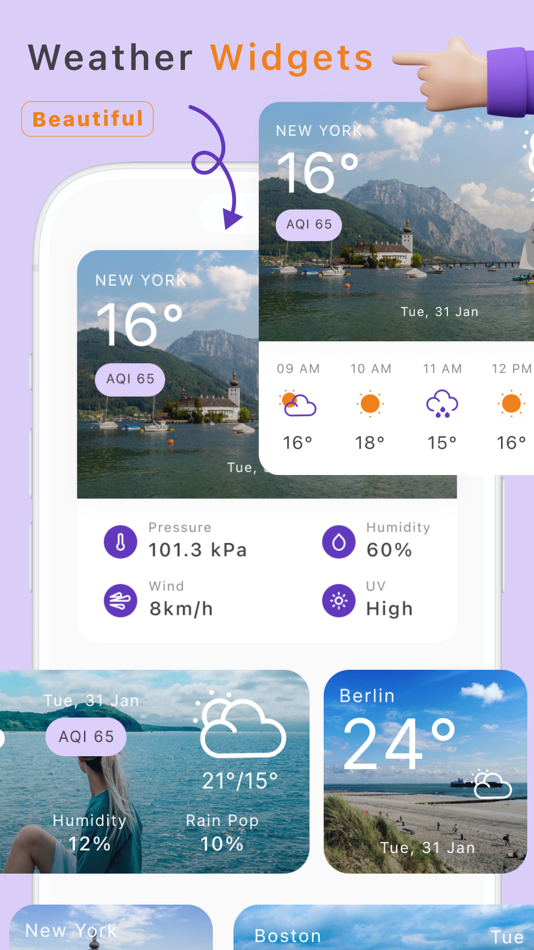 #3. Fresh Weather : Live Tracker (iOS) Με: 经纬 王