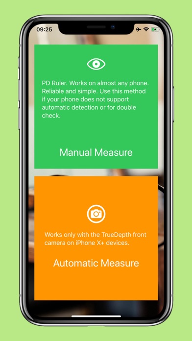Screenshot 1 of PD Measure Ruler App