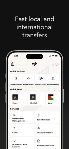 AlJazira Bank iPhone screenshot 3