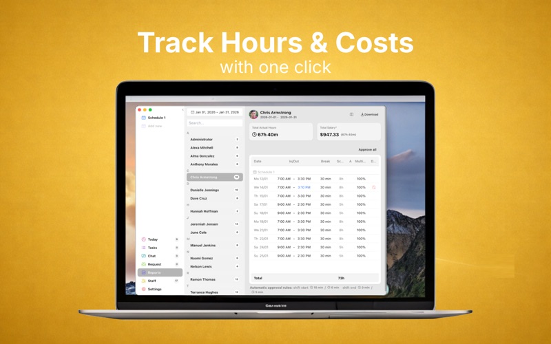 Screenshot #3 pour TimeTo Work - horaire