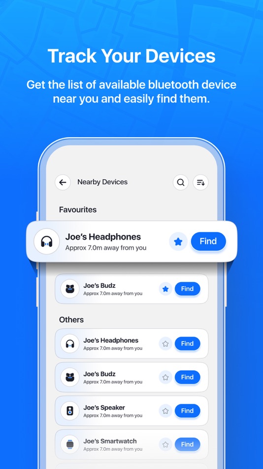 #3. Air device finder and locator (iOS) 由: kushal patel