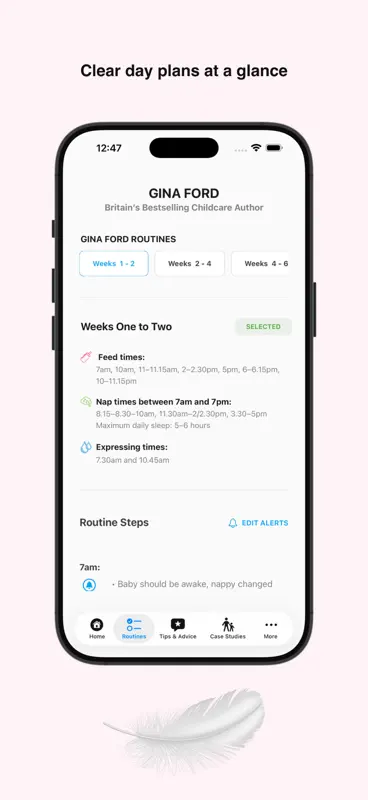 Gina Ford Baby App screenshot 3 of 4