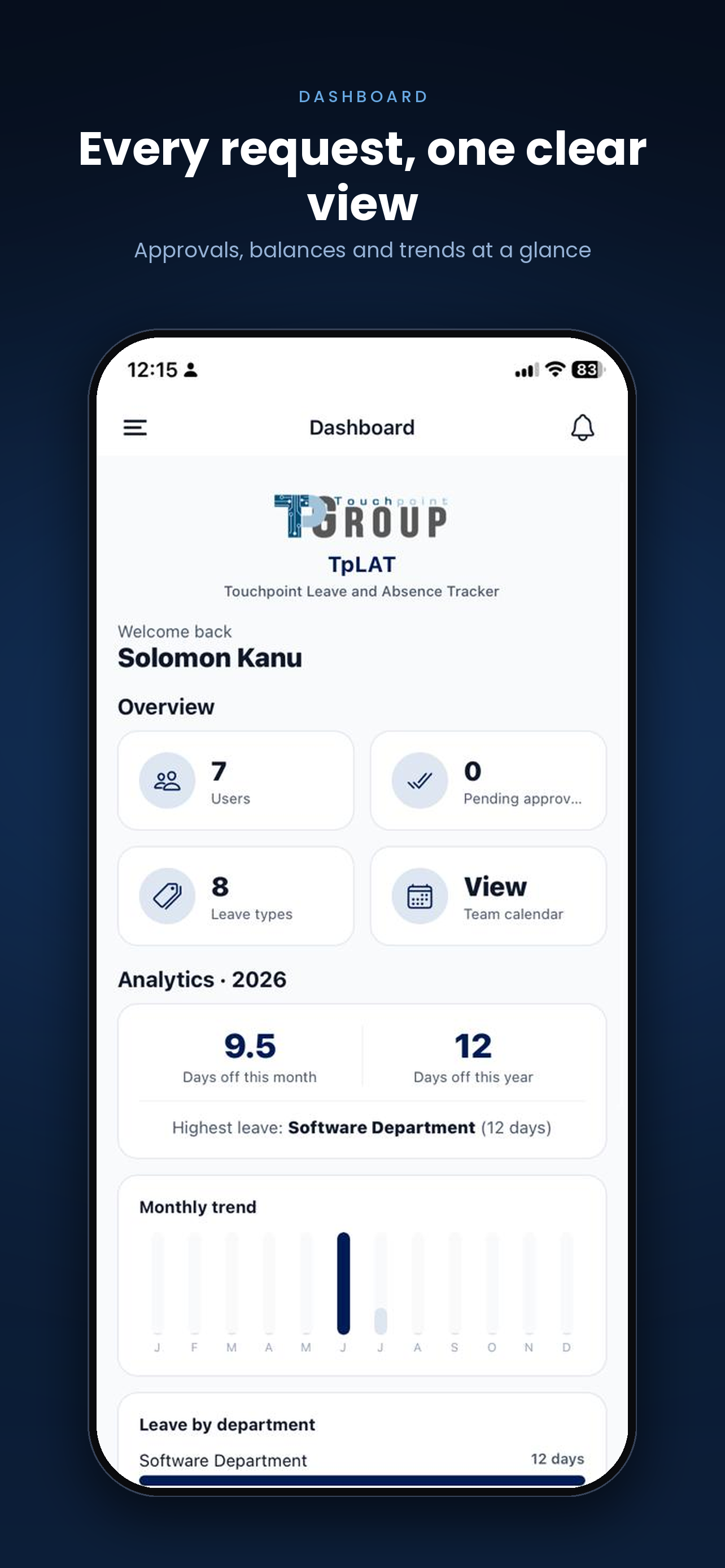 Leave & Absence Tracker screenshot 5
