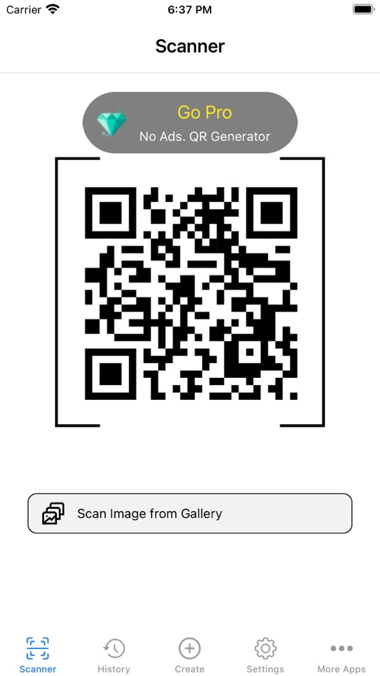#1. QR Code Reader + Barcode App (iOS) بواسطة: Manimau Studios Pte Ltd