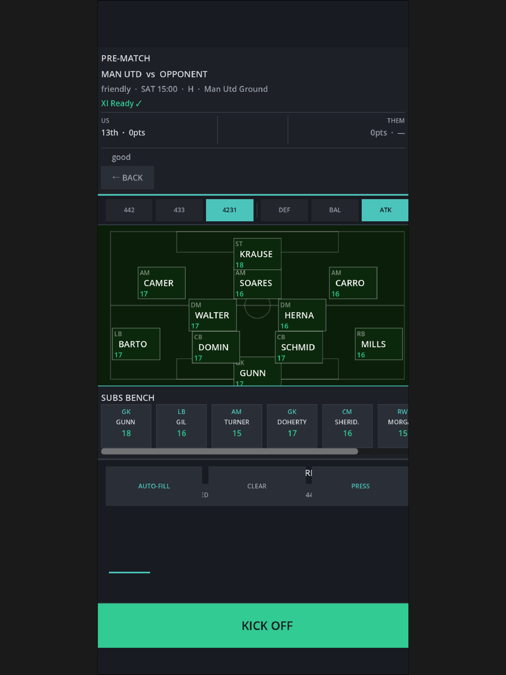 Touchline Football Manager screenshot 10
