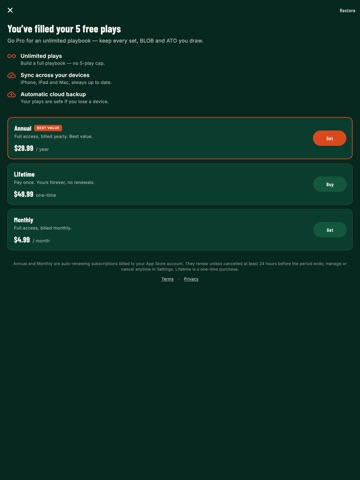 Basketball Play Maker Studio iPad screenshot