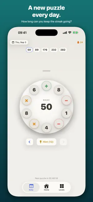 CalcWheel: Math Puzzle Game screenshot 2
