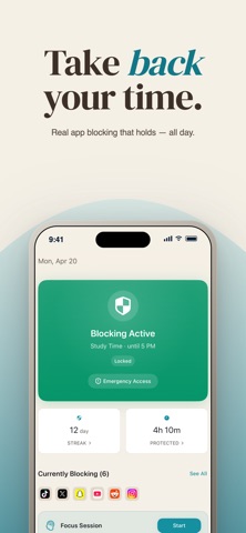 Cala: Screen Time & Focus Screenshot 1 of 10