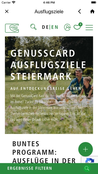 GenussCard Screenshot