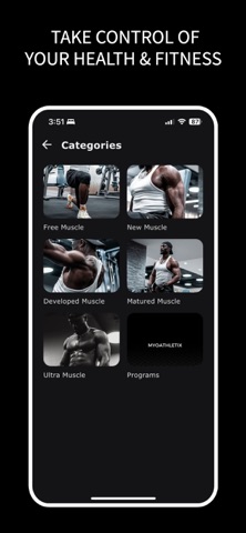 MYOATHLETIX iPhone screenshot