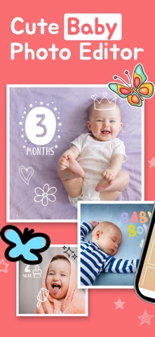 Baby Photo Art:Baby Story Pics iPhone screenshot