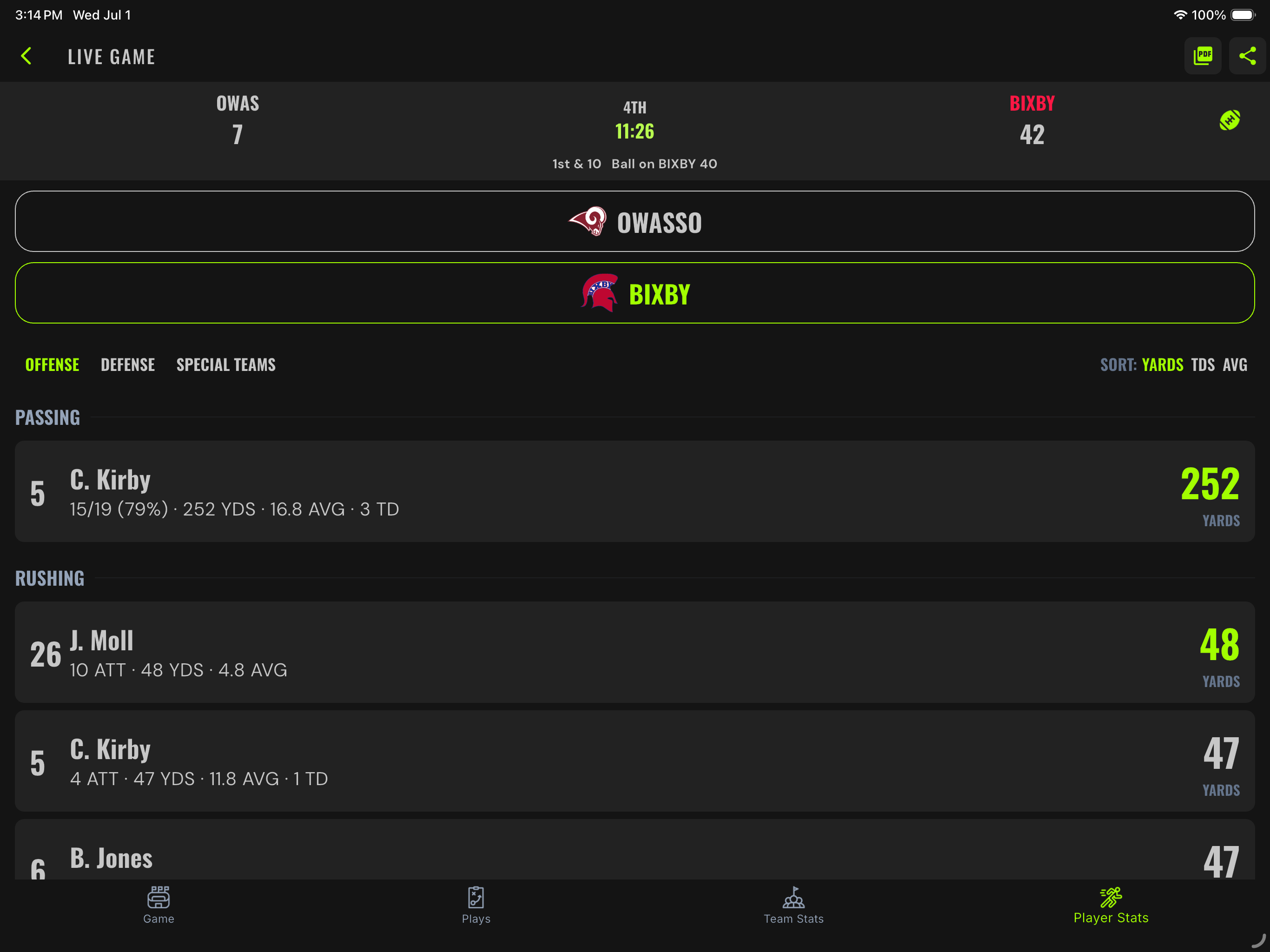 XO Stats screenshot 8