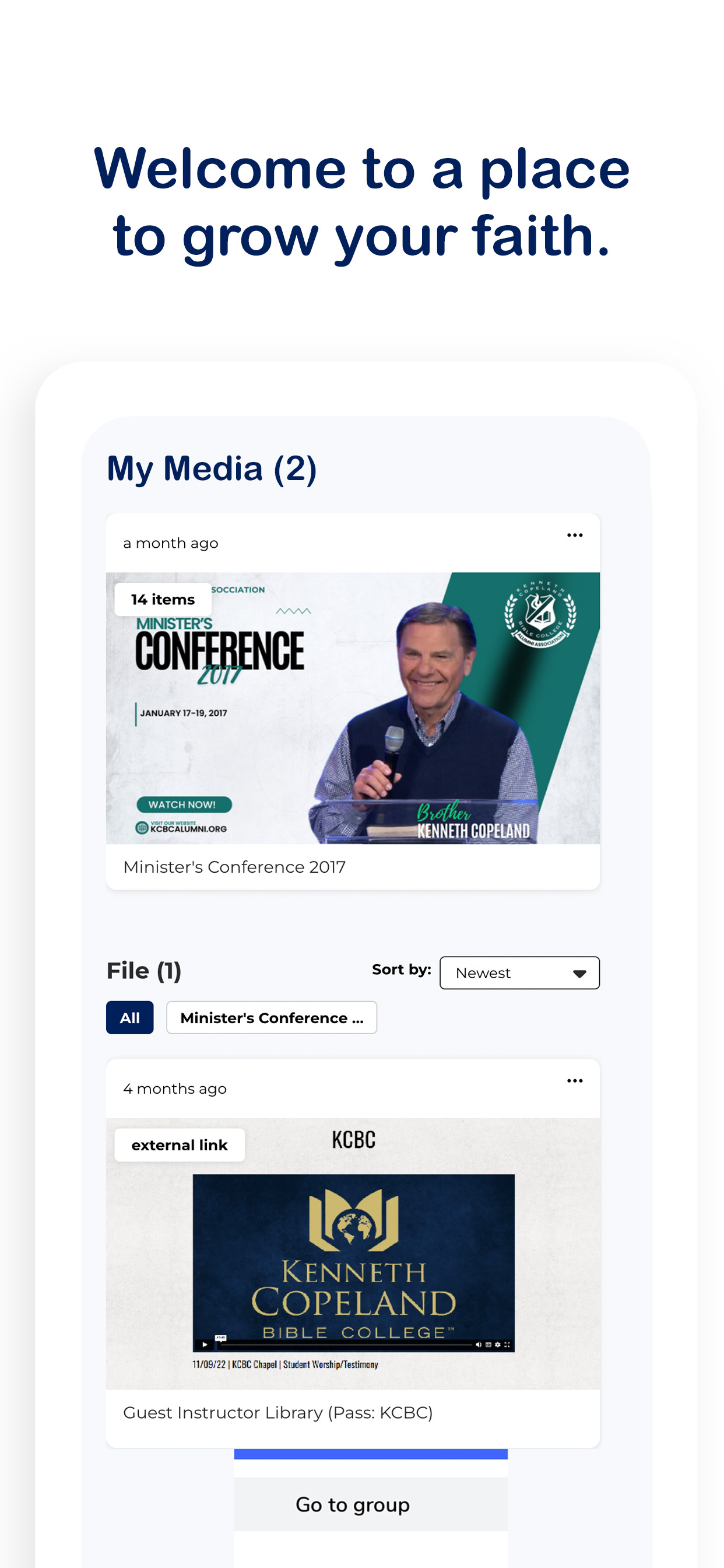 KCBC Alumni Association App screenshot 5