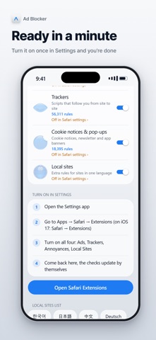 Ad Blocker: Clean Web Screenshot 3 of 3
