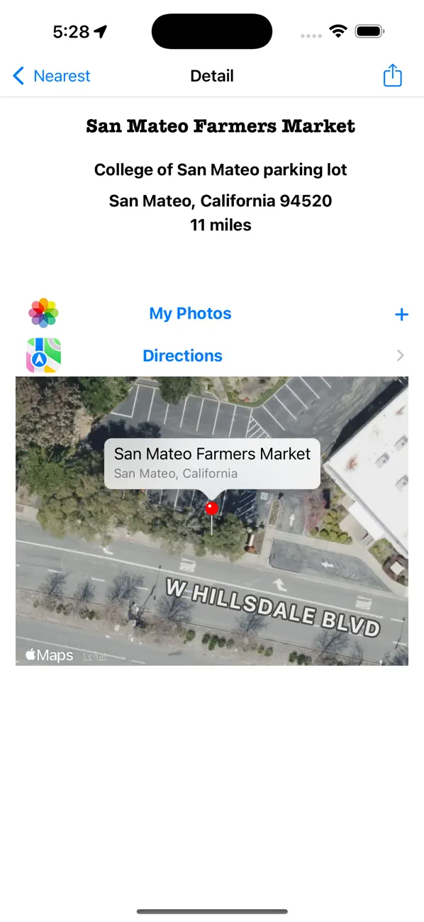 Screenshot #3 pour Farmers' Market Locator