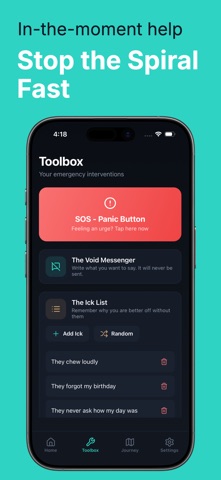 Anchored: Limerence Tracker screenshot