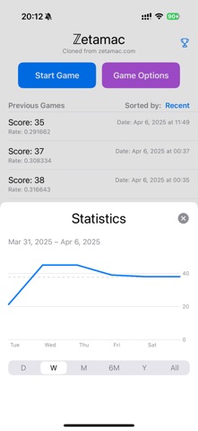 Zetamac Arithmetic Practice screenshot